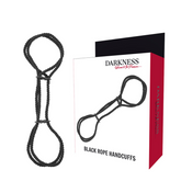 DARKNESS - ROPE HANDCUFFS OR ANKLE HANDCUFFS 100% COTTON